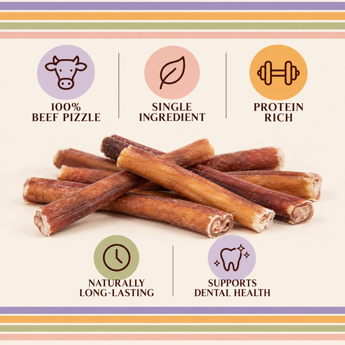 6" Bully Sticks - 12 pack