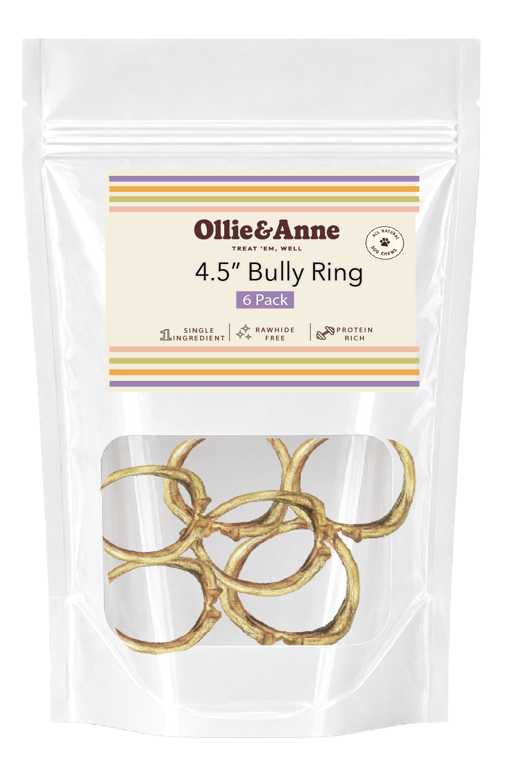 4.5" Bully RIng - 6 pack